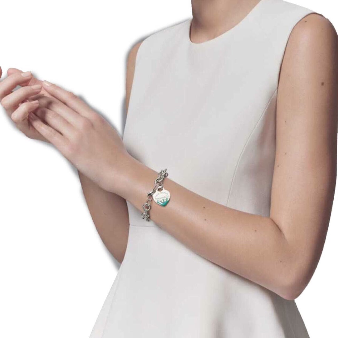 [Regalia Jewels]LOVE HEART RETURN TO TIF SILVER BRACELET