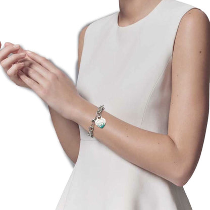[Regalia Jewels]LOVE HEART RETURN TO TIF SILVER BRACELET