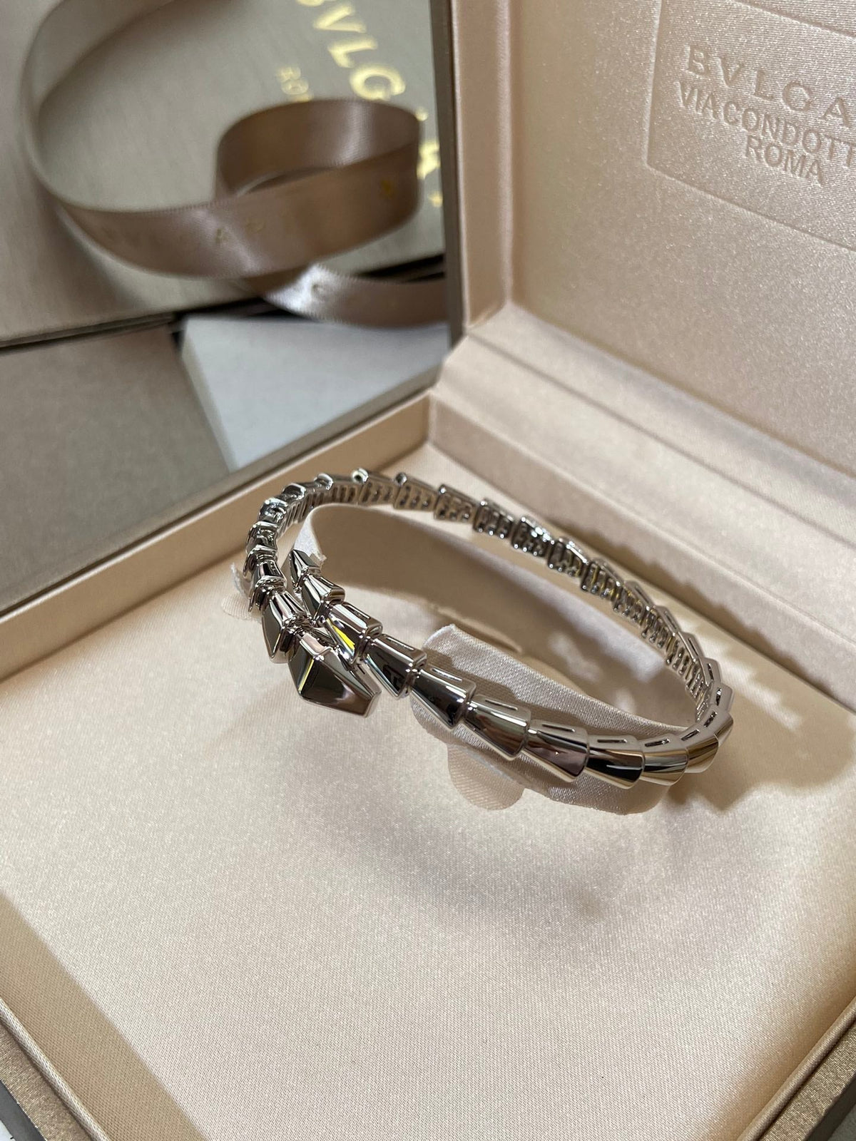 [Regalia Jewelry]SERPENTI VIPER SILVER BRACELET