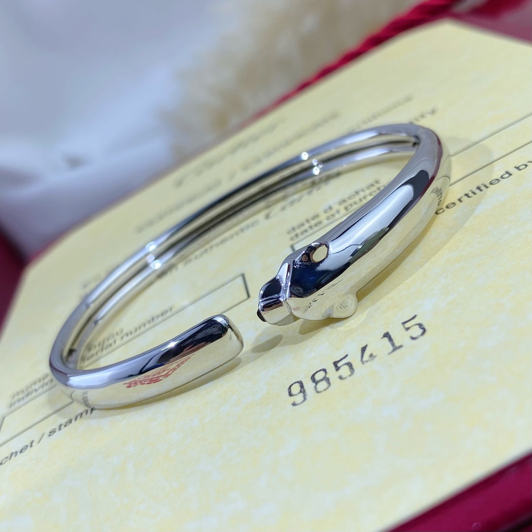 [Regalia Jewelry]PANTHERE SILVER OPEN BRACELET