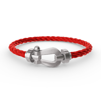 [Regalia Jewelry]FORCE LARGE HORSESHOE NO DIAMOND BRACELET SILVER