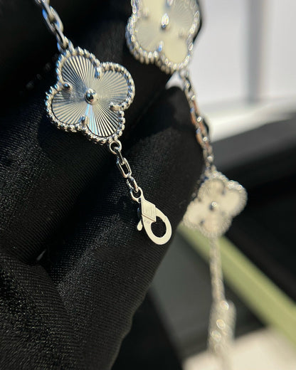 [Regalia Jewelry]CLOVER SILVER 5 MOTIFS BRACELET